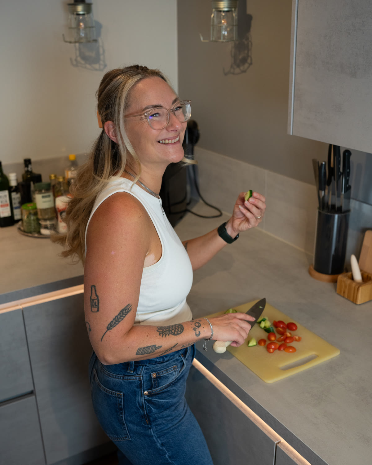 Lina i träningsmiljö